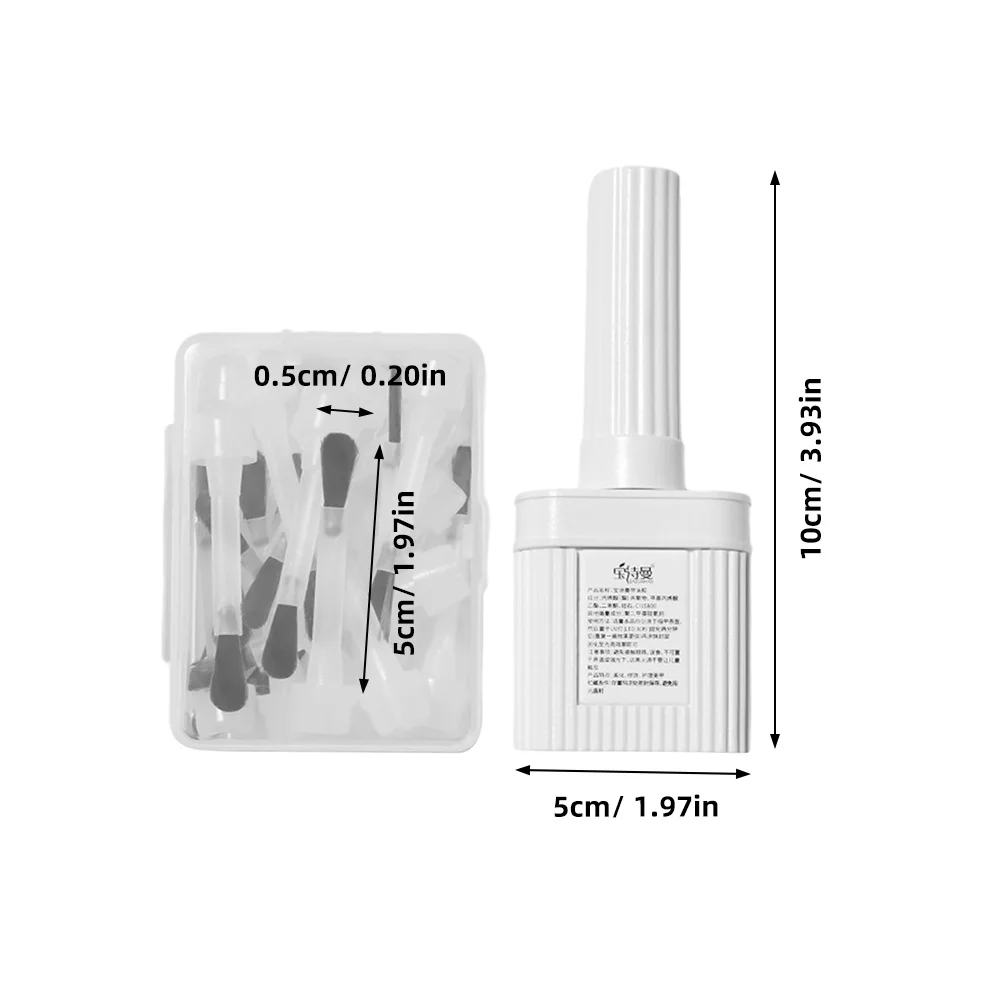 Nail Polish Brush Child Builder Gel French Manicure Kit Plastic off Replacement Bottle