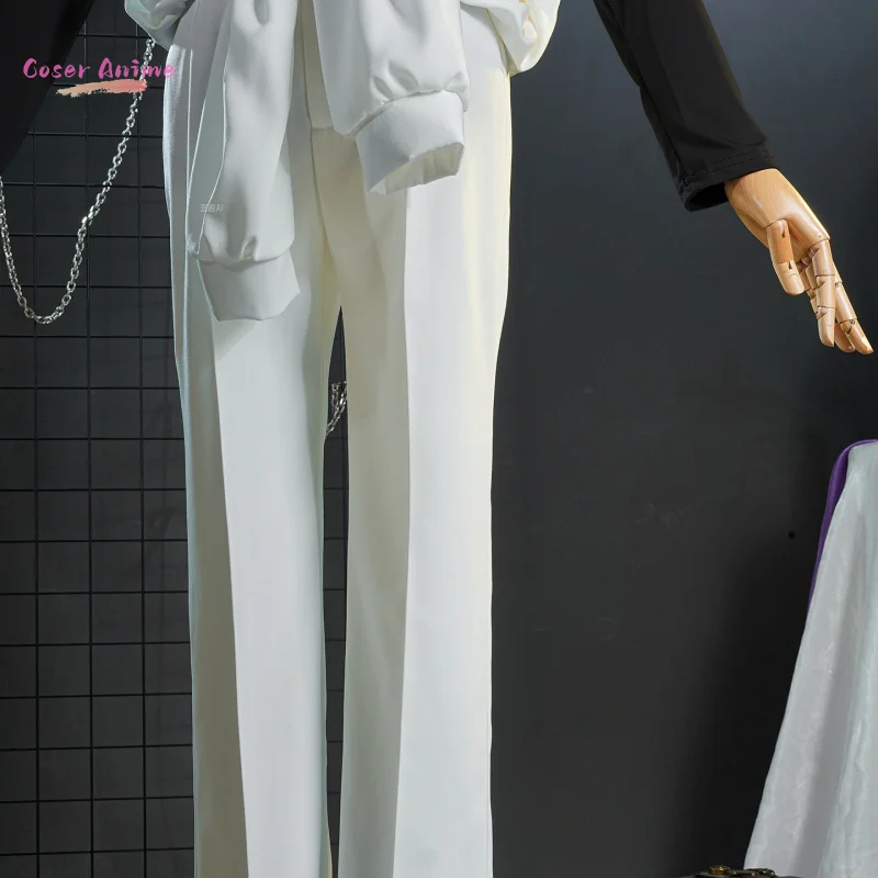 아이덴티티 V 이솝 칼 언더테이커 코스프레 의상 BLK 유니폼 할로윈 카니발 파티 크리스마스 역할 놀이 의류 의류