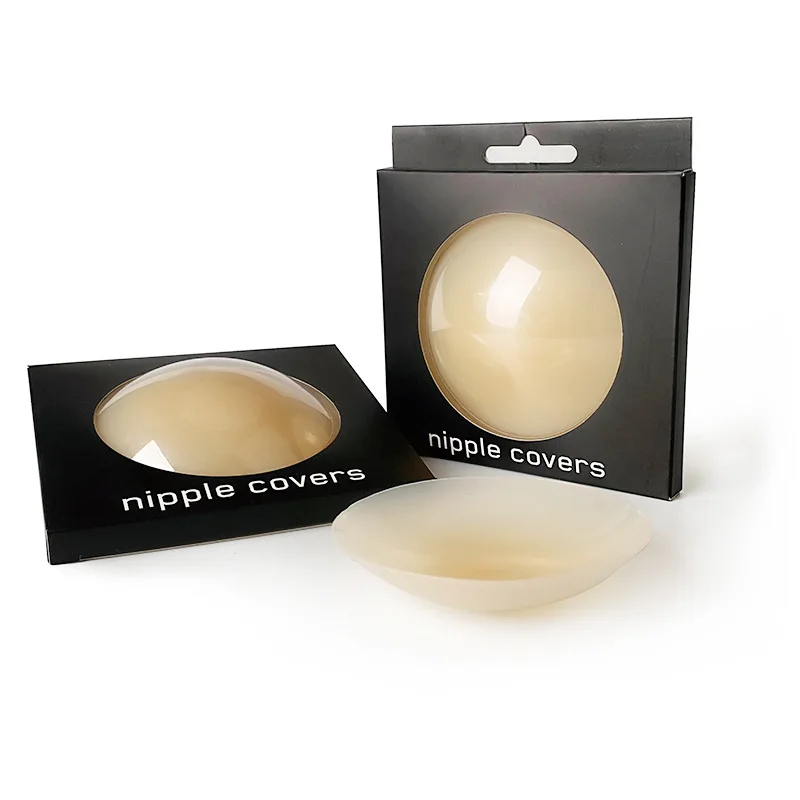 Women's Reusable Silicone Breasts Stickers Invisible Breast Lift Tape Bra Pads Invisible Nipple Cover Anti Emptied Chest Paste