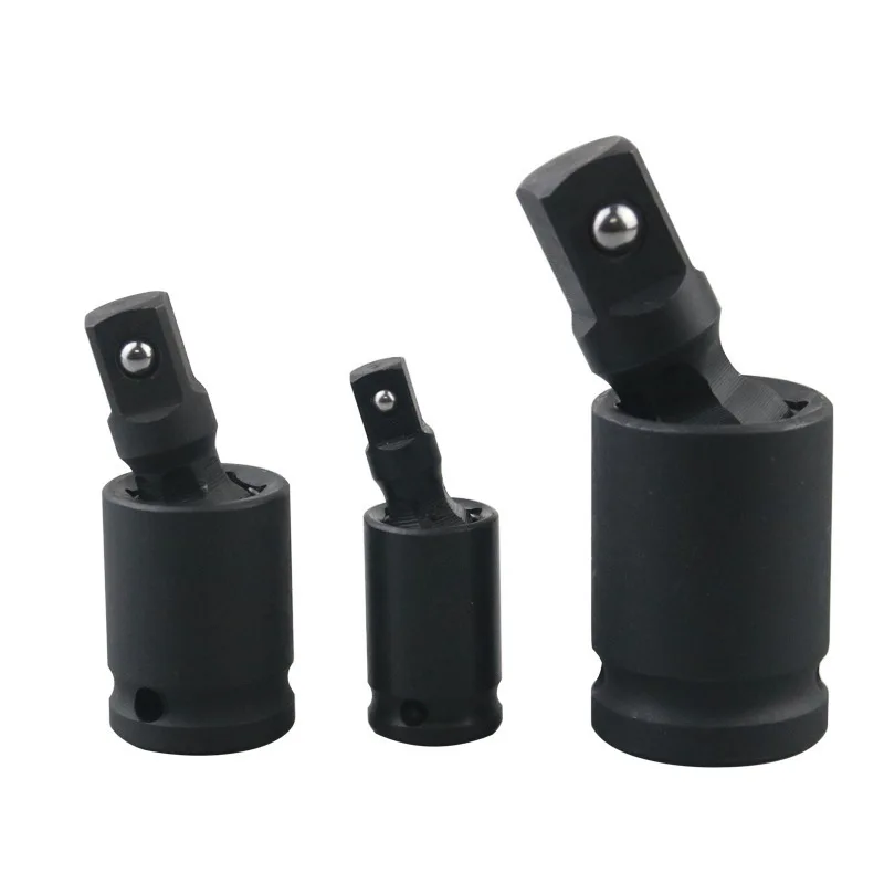 1/2  3/8 1/4 360 Degree Swivel Knuckle Joint Air Impact Wobble Socket Adapter Hand Tools Portable Universal Tools