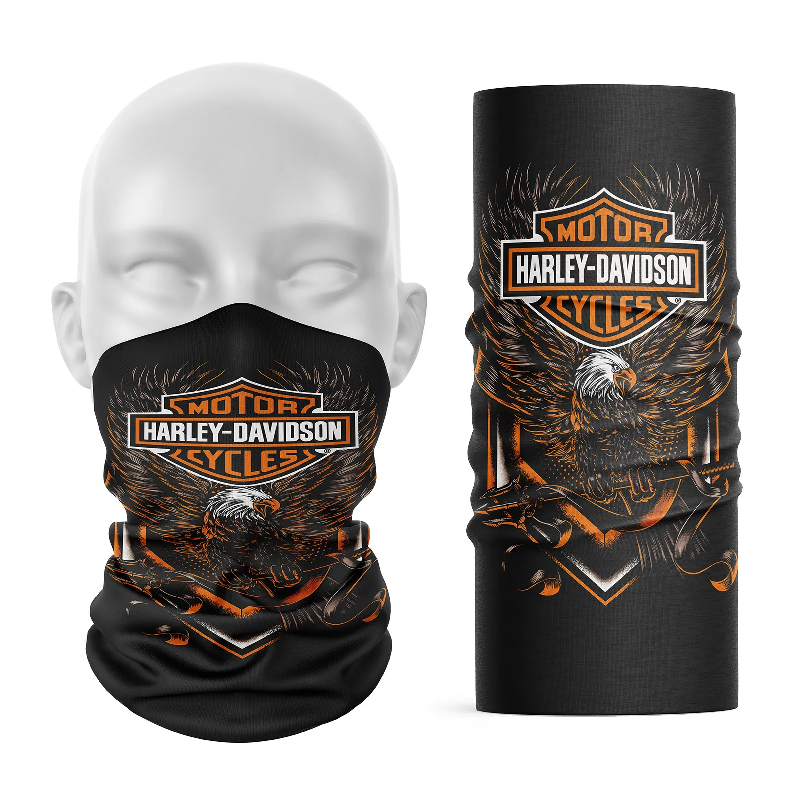 

Motorcycle Outdoor Magic Headscarf Sun Protection Neck Cover 3D Cycling Mask Dustproof Sports Quick Drying For Harley Davidson