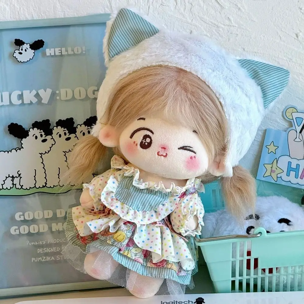 

1 комплект, юбка принцессы, 20 см, хлопковая кукольная одежда, игрушечные аксессуары, разноцветный хлопковый наряд для куклы, платье, брюки на бретелях, мини