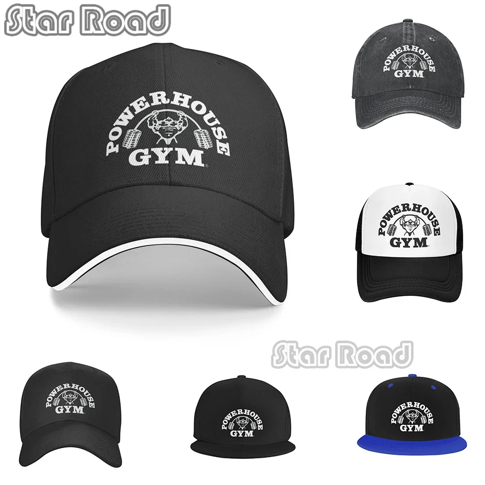 

Fashion Unisex Powerhouse Gym Baseball Cap Adult Bodybuilding Fitness Muscle Adjustable Dad Hat Women Men Hip Hop Snapback Caps