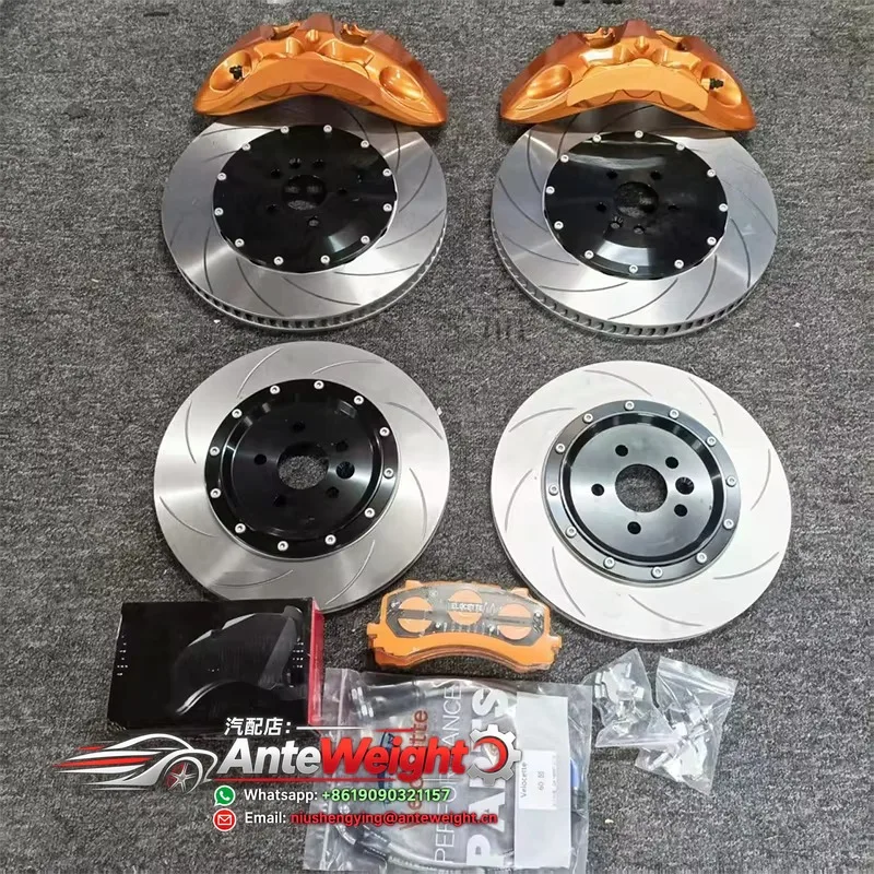 Brake Kit 6 Piston Caliper Steel Disc for Audi A7C8 Q8 B8 B9 A4 Ho-nda Civic B-MW X3 30i M-azda CX-5 Por-sche C-ayenne