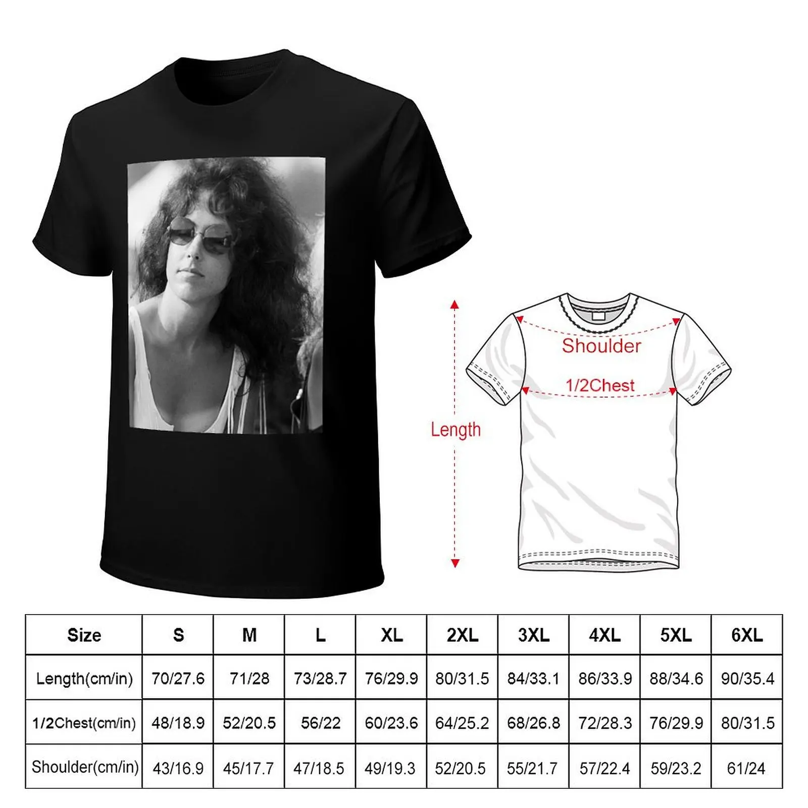 grace slick vintage T-Shirt Casual Breathable Short Sleeve Top