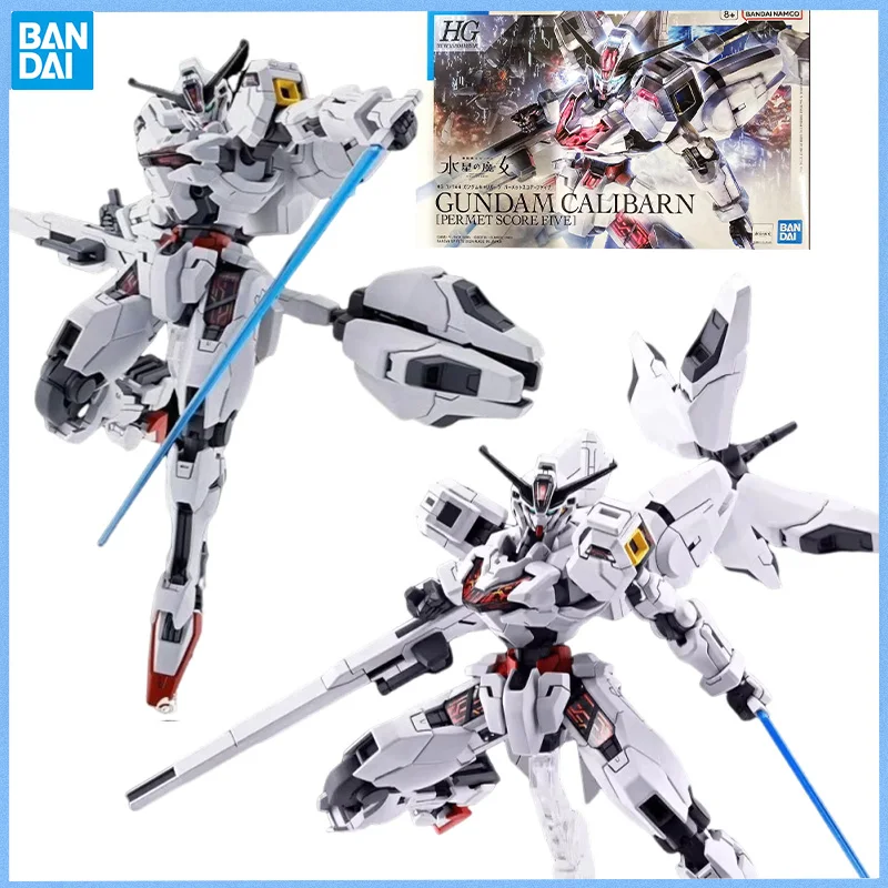 

BANDAI Genuine HG 1/144 GUNDAM CALIBARN (PERMET SCORE FIVE) Аниме фигурка Передвижная игрушка Фигурки Кукла для коллекционеров