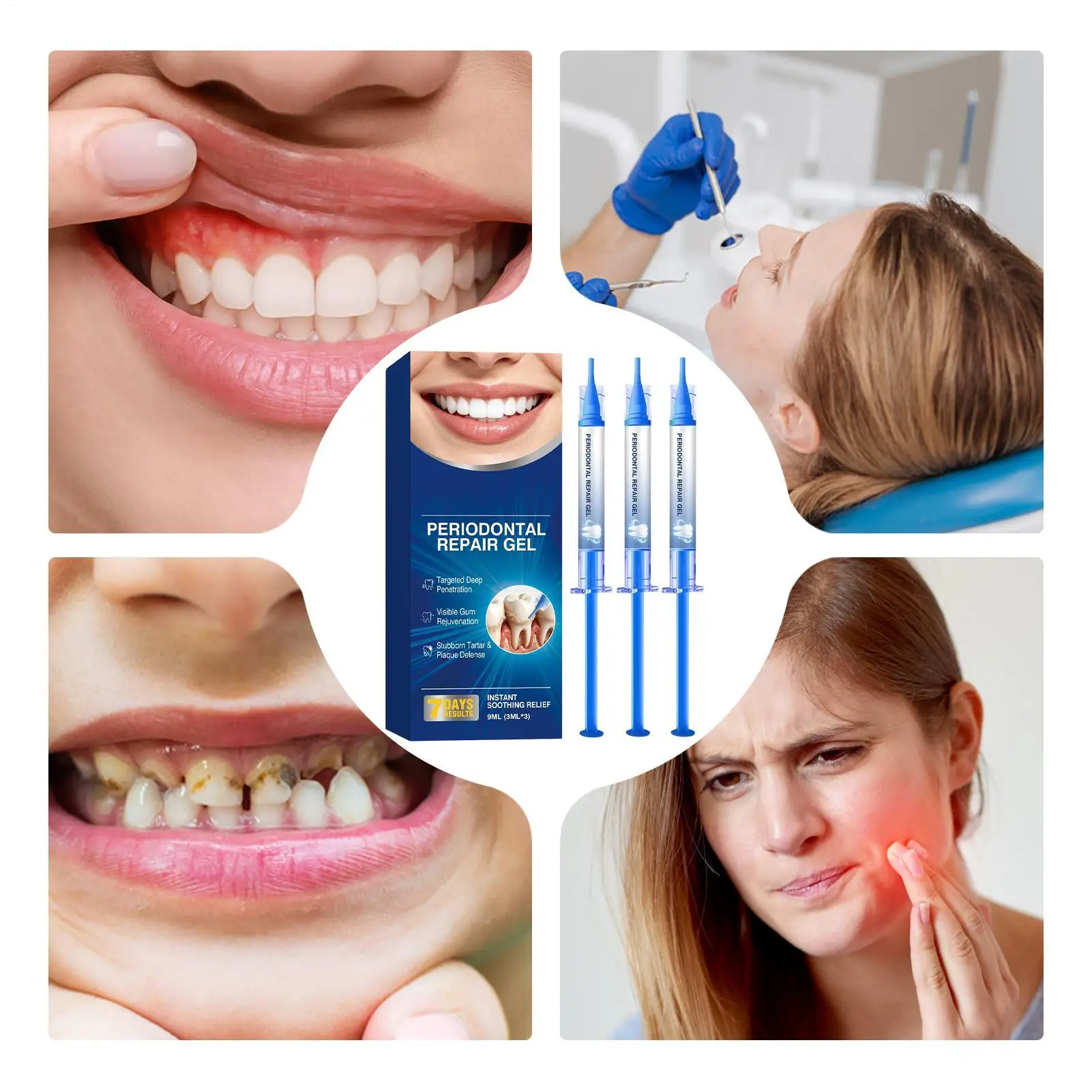 Gum & Enamel Care Gel, Refreshing O ral Care For Commuting Bathroom Post-Meal Overnight Shower Travel, Teeth Care Gel Daily