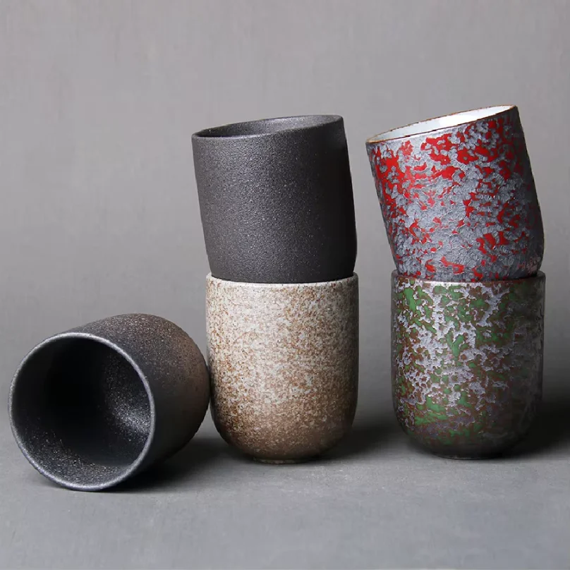 Tasses à thé en céramique 130 ml, tasses à thé individuelles en porcelaine, vaisselle, tasses à vin, tasses à eau
