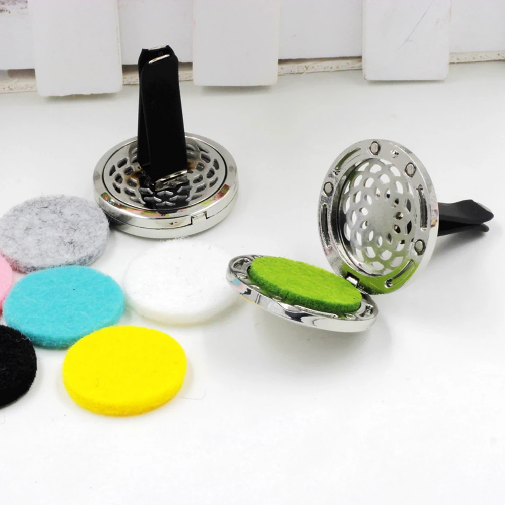 

Car Fragrance Diffuser Vent Clip Car Air Freshener Perfume Clamp Aromatherapy Essential Oil Diffuser with Refill Pad (Butterfly)
