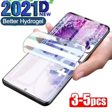 3-5Pcs Hydrogel Film For Samsung Galaxy S24 S23 S22 S8 S9 S10 Plus S21 S20 FE 5G A54 A34 A24 A14 Note 20Ultra 9 Screen Protector