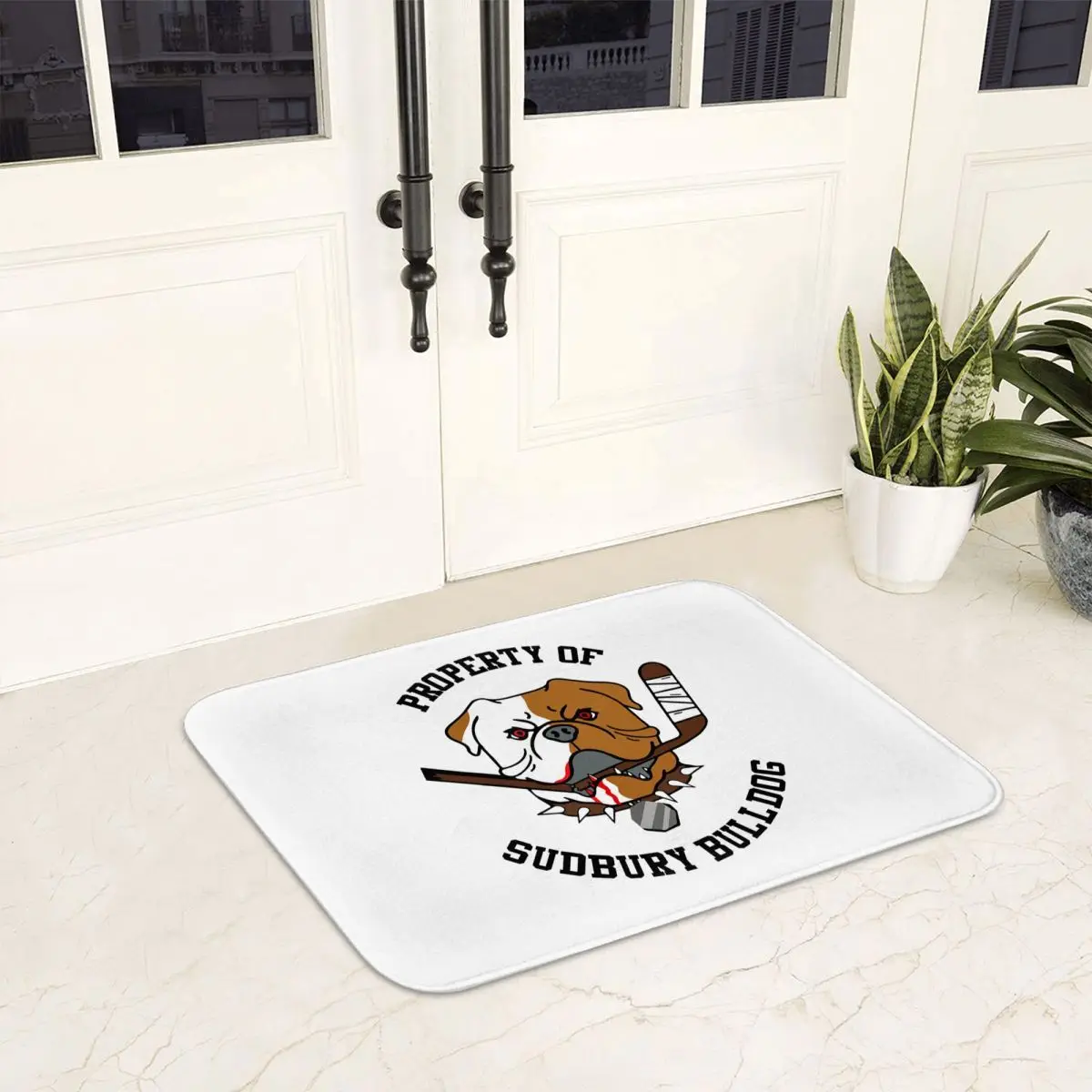 

Property Of Sudbury Bulldog Letterkenny Non-slip Doormat Floor Mat Carpet Rug for Kitchen Entrance Home Balcony Footpad Mats