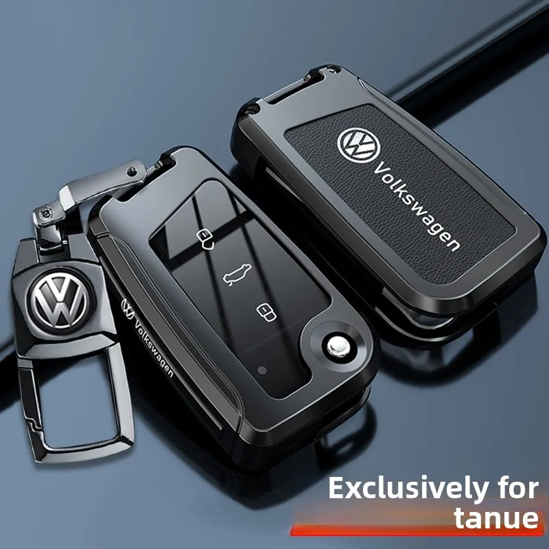 

Key Case Cover For VW Volkswagen Golf 7 MK7 Tiguan MK2 T-roc T-cross Skoda Octavia Kodiaq Karoq Seat Ateca Leon Fob