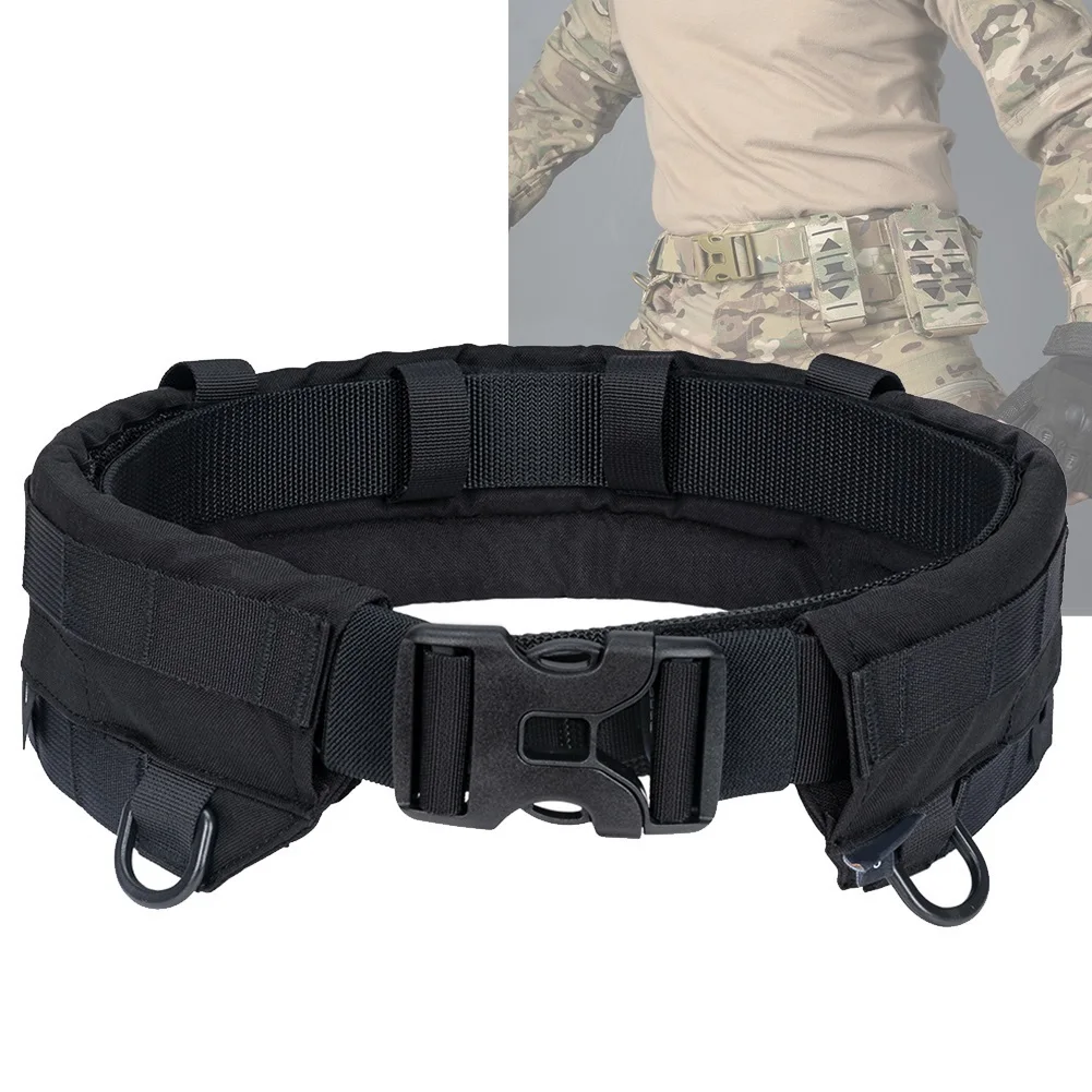 

Tactical Modular Belt, Multicam Military Adjustable Comfortable Combat Belt, Multi-Function Hunting Battle Belt