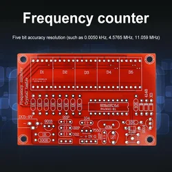 Tester contatore di frequenza 1Hz-50MHz 5 cifre contatore di frequenza oscillatore a cristallo ad alta precisione modulo kit fai da te