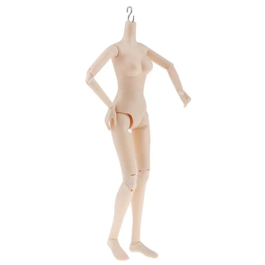 45 سنتيمتر دمى نباتية 1/4 BJD عارية دمية طفل كبير الصدر الإناث الكرة صوتها دمية الجسم DIY بها بنفسك لوازم الفتيات فستان لعب لعب الأطفال