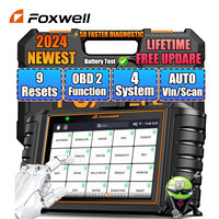 FOXWELL Scanner NT716 OBD2 Scanner 4 System ABS SRS AT Engine Code Reader Scan Tool 9+ Resets Automotive Diagnostic Scanner