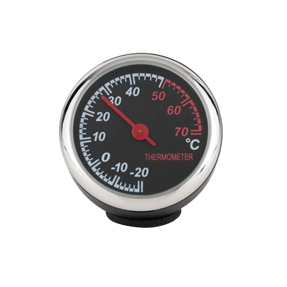 Luminous Mechanical Thermometer Car Dashboard Thermometer Mini Vehicle Scale Steel Core Pointer for Car(Thermometer)