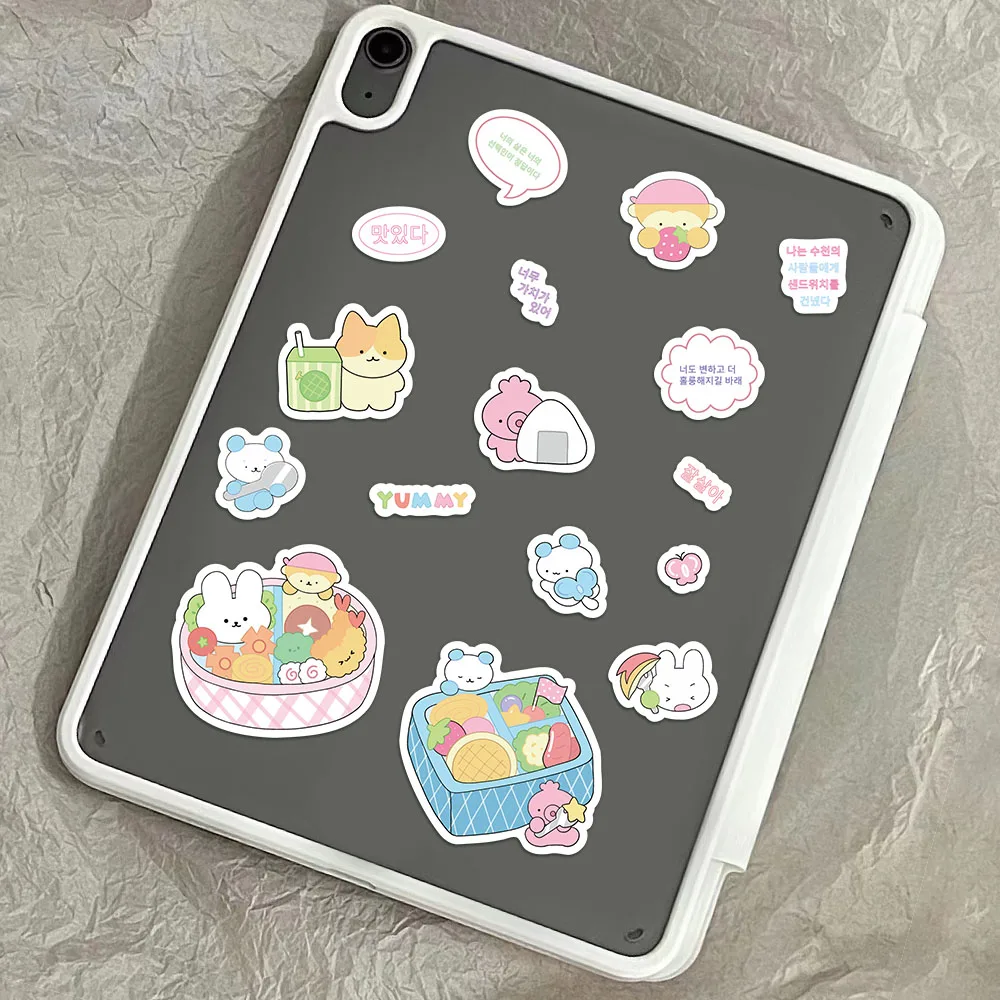 8PCS Spring Travel Stickers Cartoon Cute Small Elements Handheld Account Phone Case Notebook Decoration Waterproof Stickers