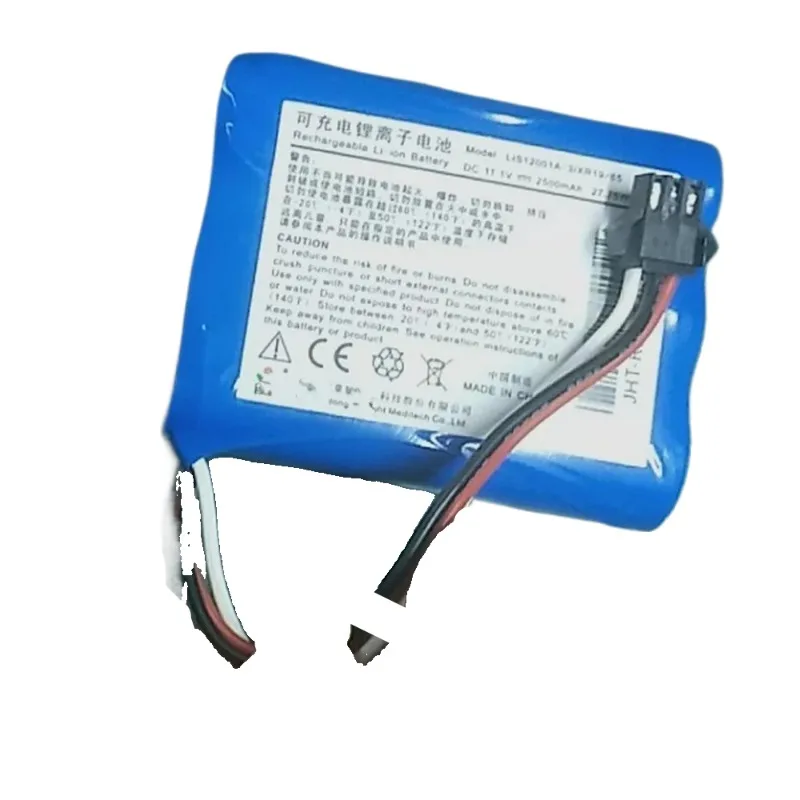 For 11.1V 2500mAh BIOLIGHT M10 S10 S9 S12A Patient Monitor Built-in Lithium Battery