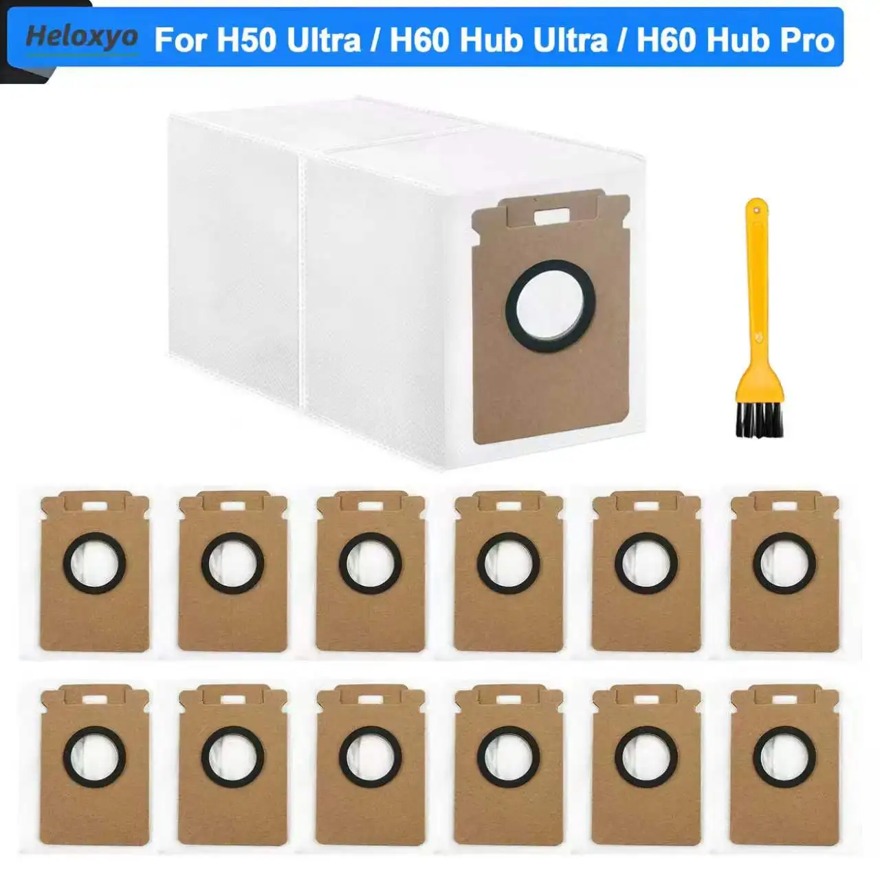 Staubbeutel für Roborock H50 Ultra / H60 Hub Ultra / H60 Hub Pro, kabelloser Handstaubsauger