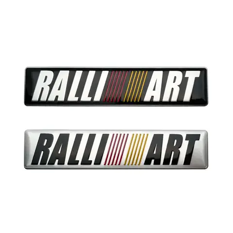 मित्सुबिशी RALLIART आउटलैंडर पजेरो एक्लिप्स लांसर EX गैलेंट ASX एक्सेसरीज़ के लिए कार फ्रंट ग्रिल डीकल बैज प्रतीक 10 best sales रैलीआर्ट - №7