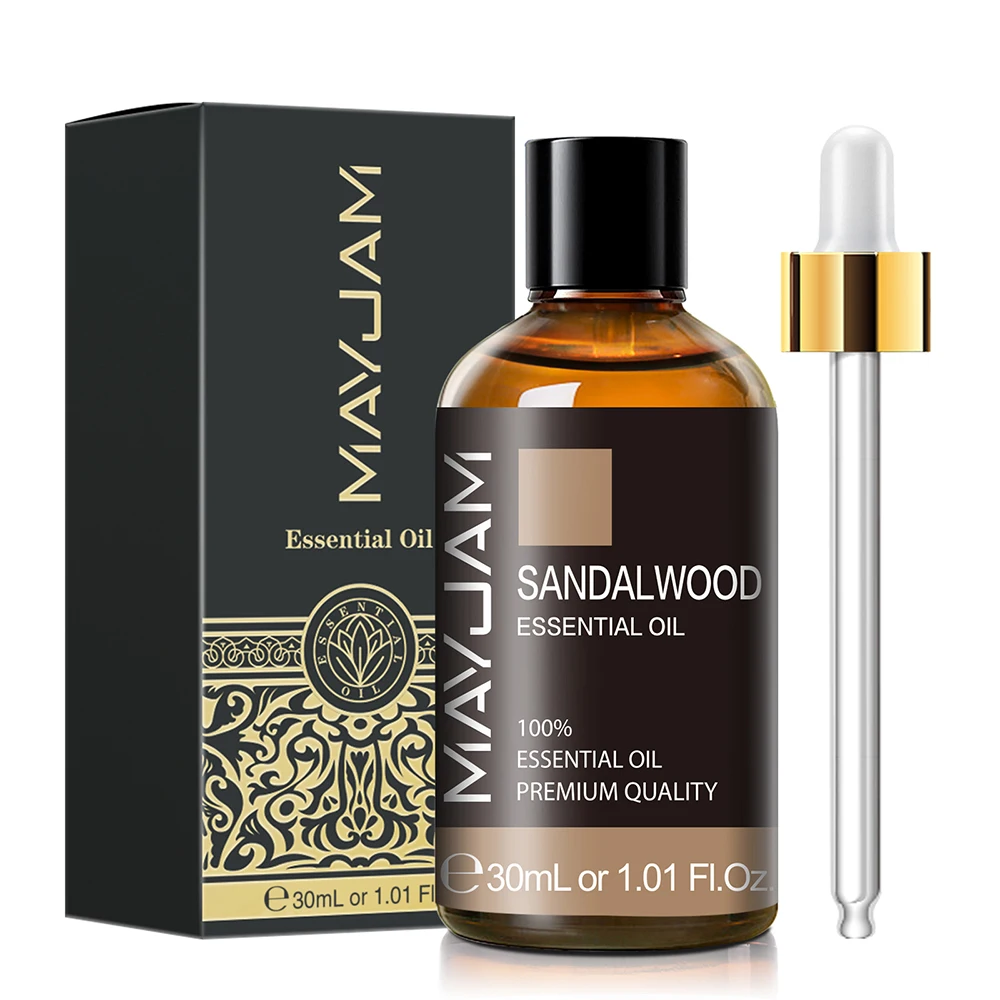 Picture 6: MAYJAM 30ml with Dropper Natural Plant Essential Oil For Diffuser Scented Candle Frankincense Sandalwood Ylang-Ylang Aroma Oils