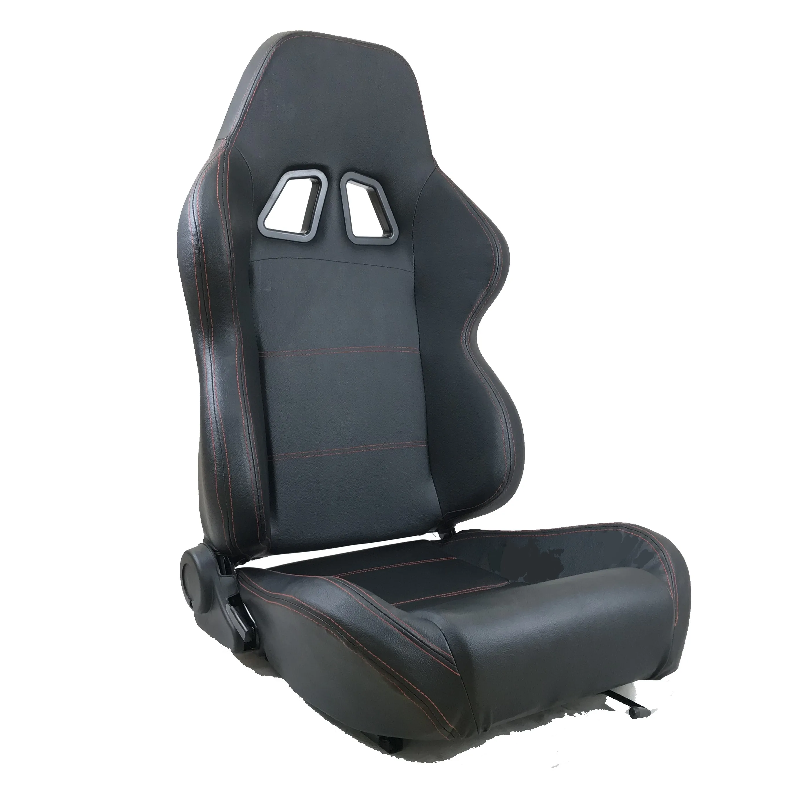 Black PVC Carbon Fiber Polyurethane Backing Car Racing Seats for Automobile Car Use Sport Racing Seat