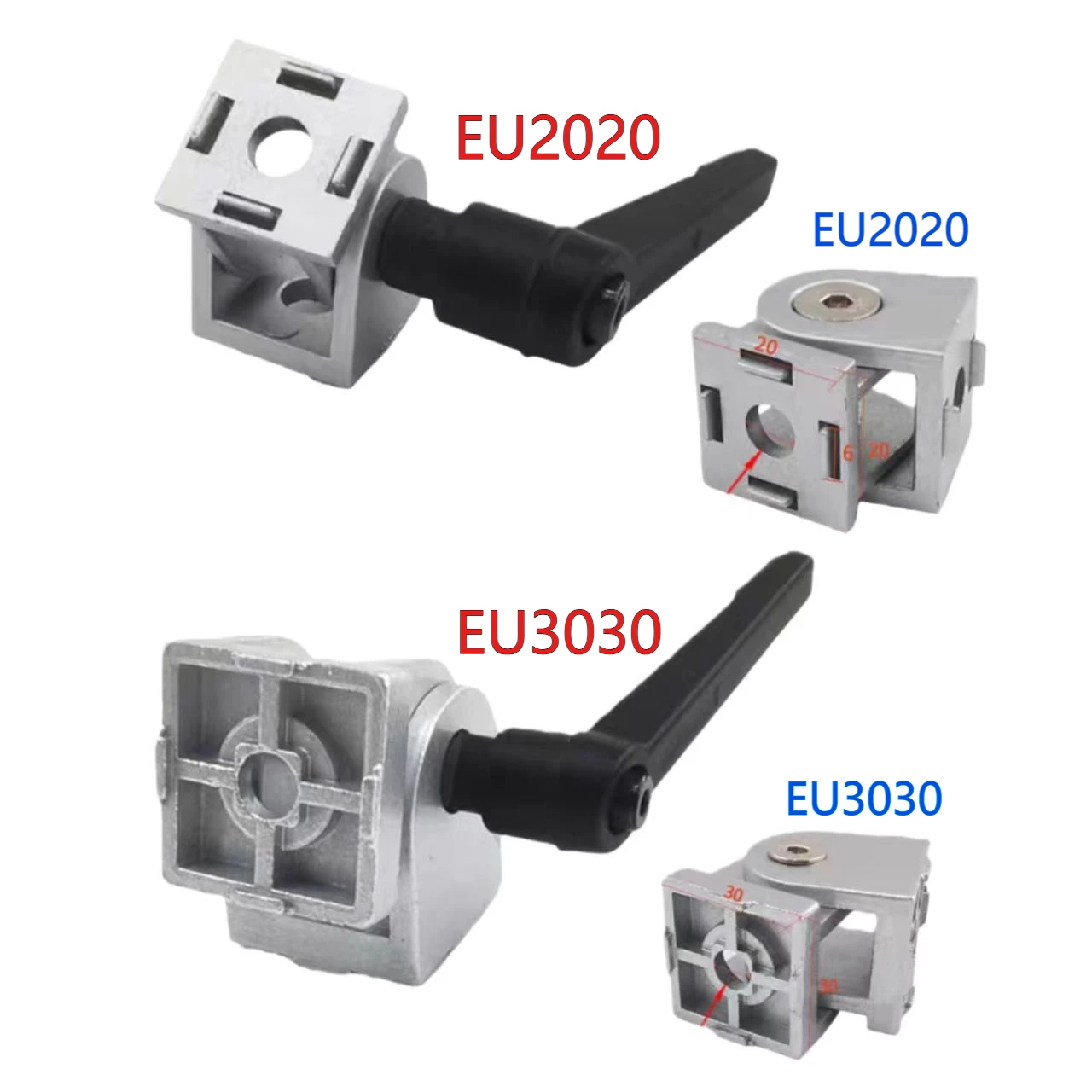 Activity hinge 2020/3030 connector, aluminum profile accessories zinc alloy flexible pivot joint connector