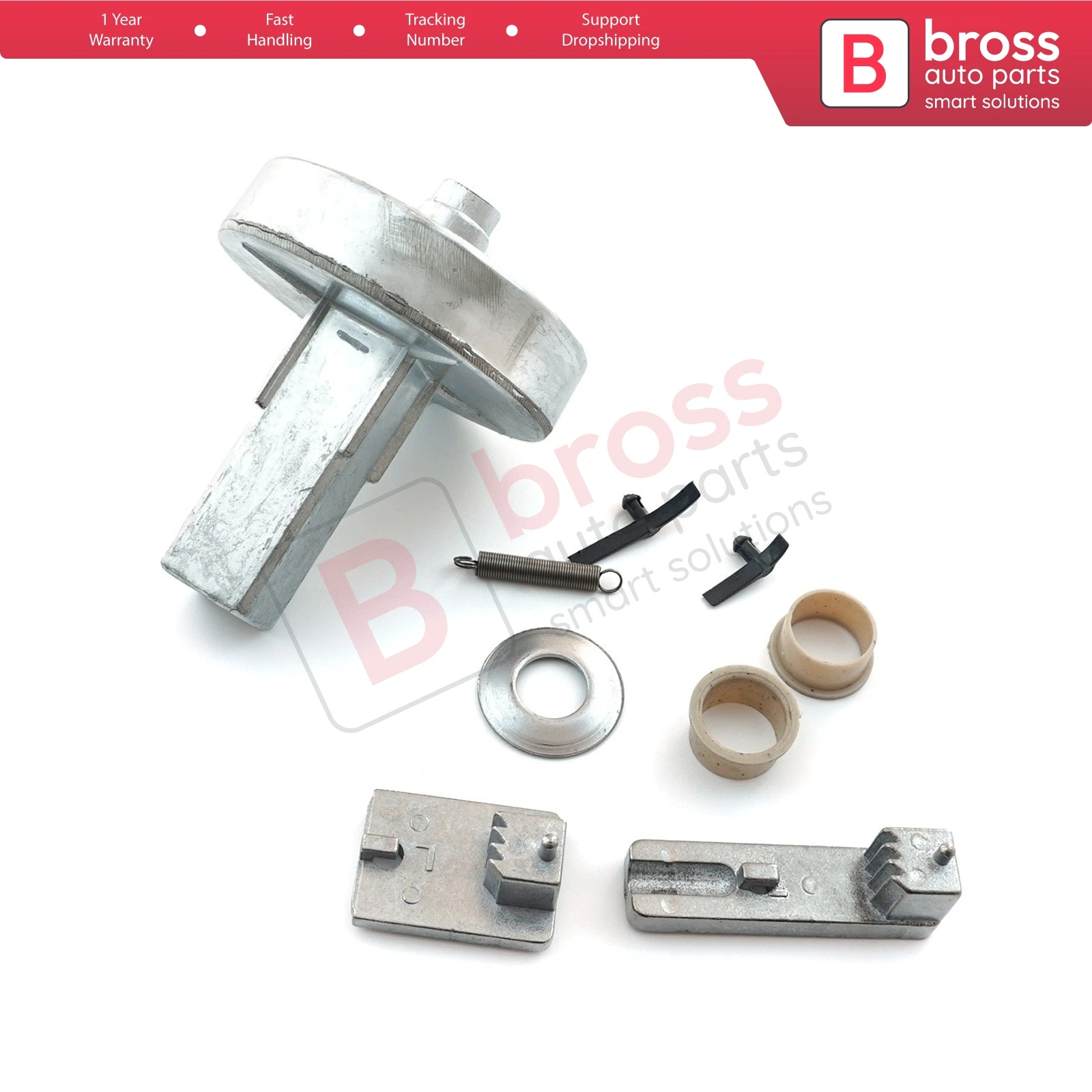 Bross BGE15 Armrest Repair Part Latch Bracket Left Hand Arm  Side for Mercedes Vito Viano W639 Sprinter MK2 VW Crafter