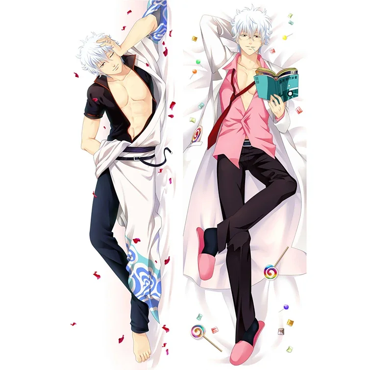 180cm Body Pillow Case Printing Pillowcases Girl Hugging Case Soft Cushion Cover Both Sides Cover Men