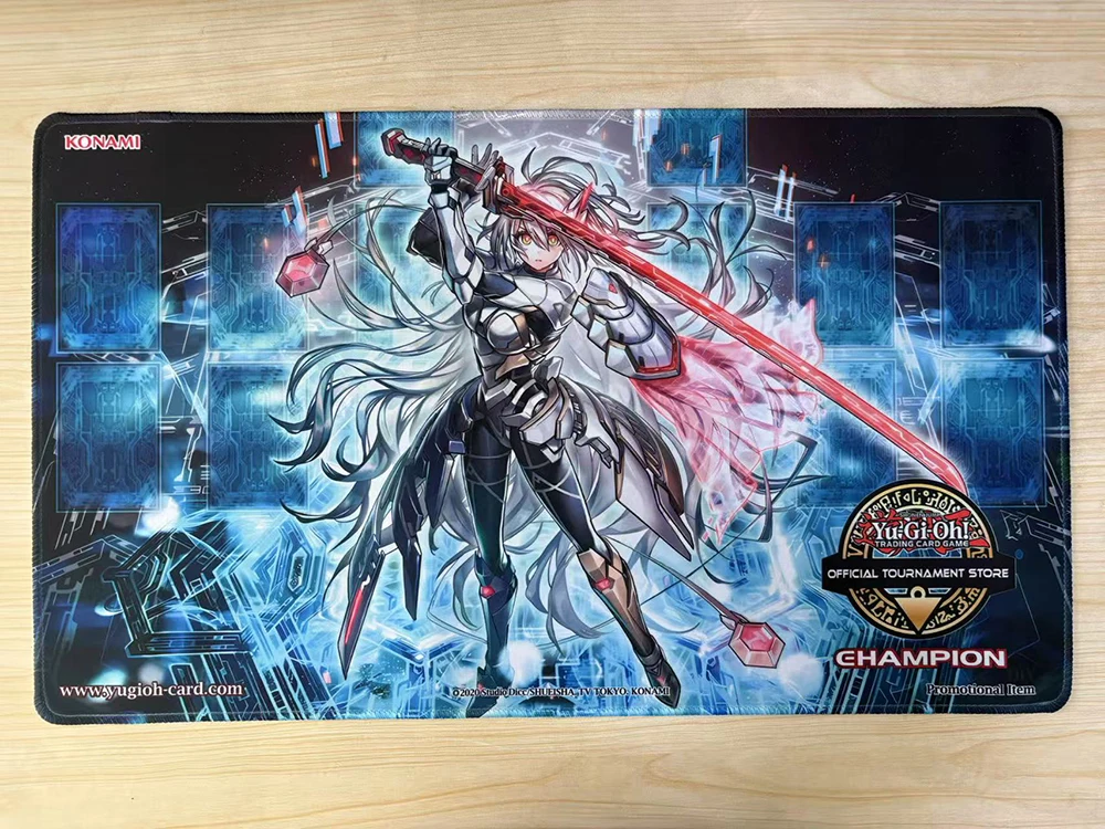 

YuGiOh Sky Striker Ace = Zero Playmat DIY TCG CCG Board Game Duel Pad Trading Card Game Mat Rubber Mousepad Free Bag 600x350x2mm