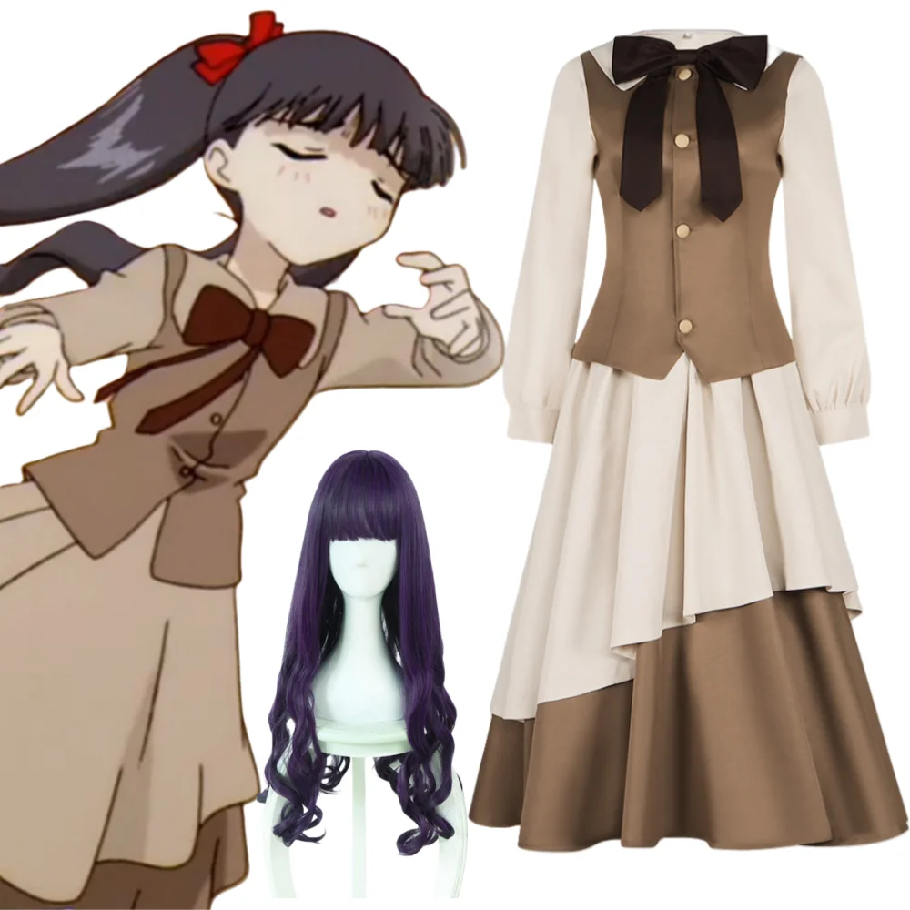 Daidouji Tomoyo Cosplay Costume Wig Anime Halloween Party Suit