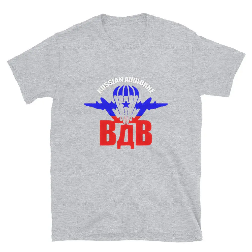 Russian Airborne Troops VDV Paratrooper Force T Shirt Summer 100% Cotton O-Neck Short Sleeve Casual Mens T-shirt