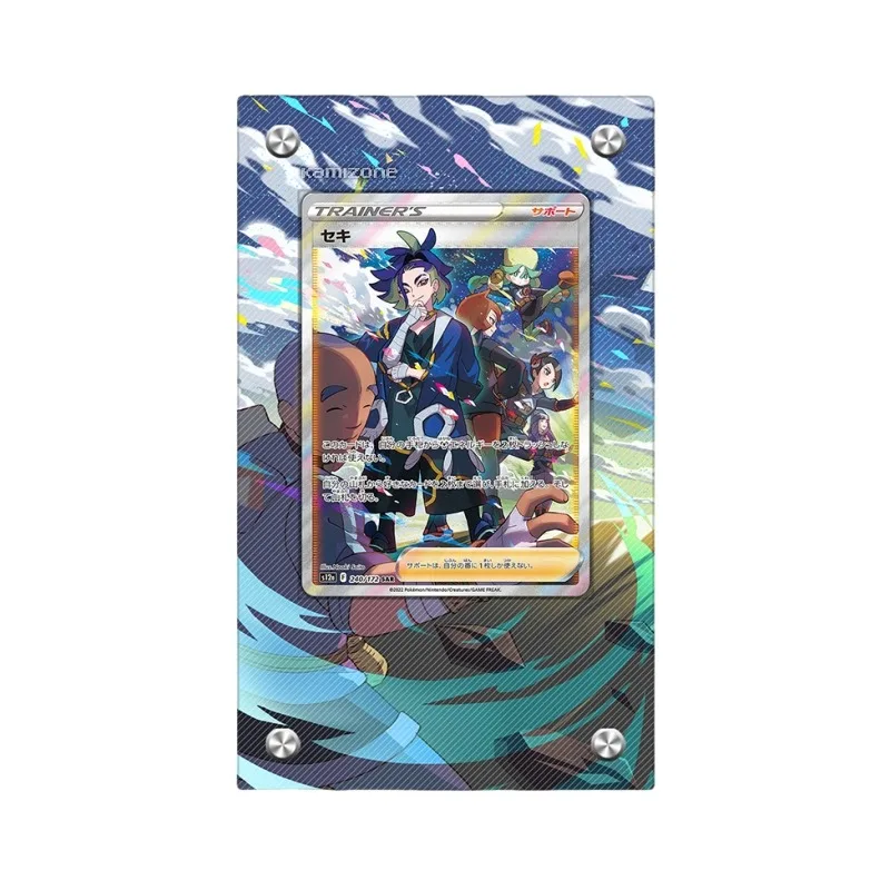 Pokemon PTCG Adaman Trainer Extended Painting Self Made Acrylic Stuck Brick Anime Classics Game Collection Cards Toy Gift