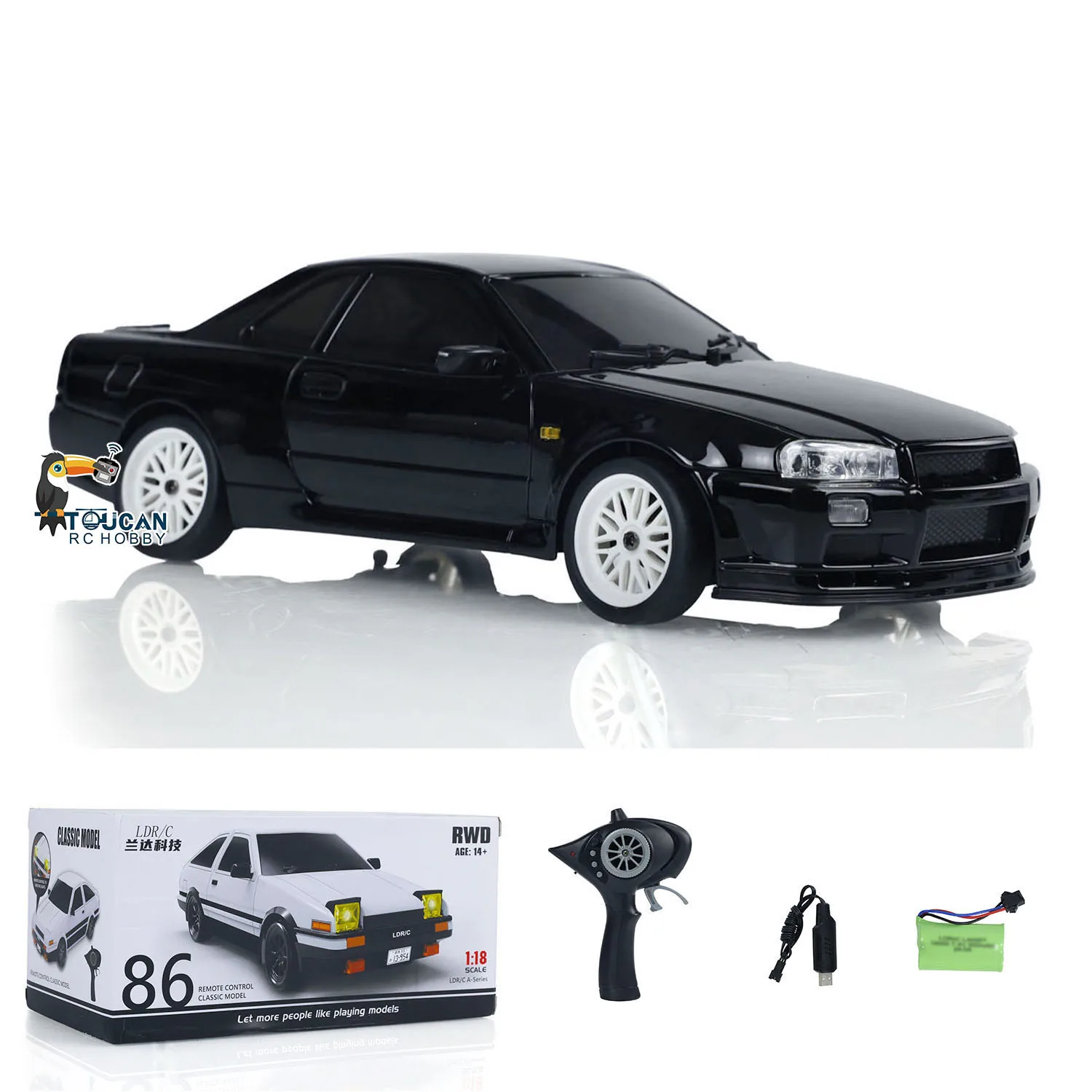 RC Mini Toys LDRC A99 1/18 RC Car Drifting Car RTR RWD Remote Control Racing Vehicles Model with Light System Boys Gifts