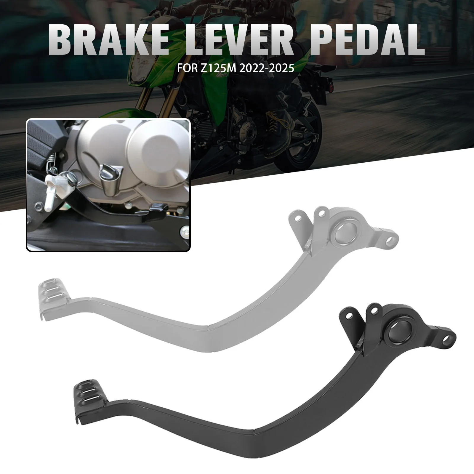 

Z125M задняя педаль тормоза для Honda Z 125M Z 125 M 2022-2025 2024 мотоциклетные подножки тормозной рычаг аксессуары для педалей