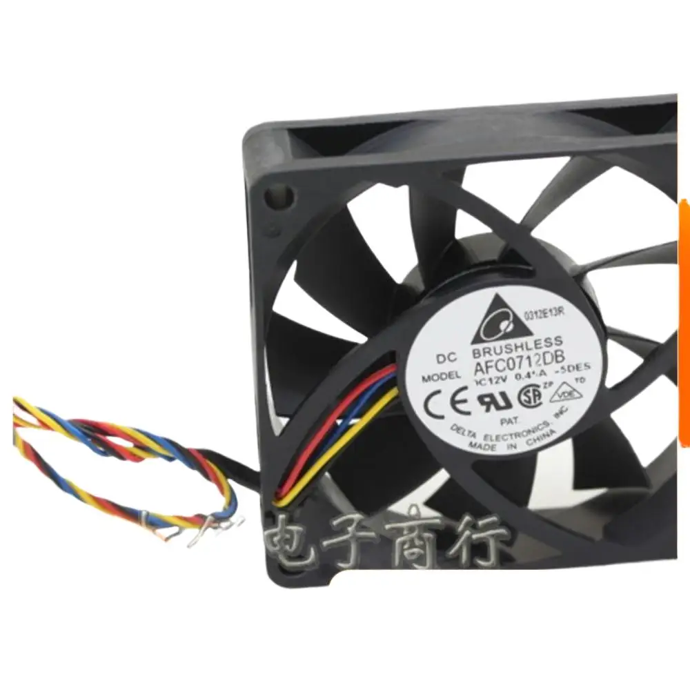 

70mm Fan for Delta AFC0712DB 70X70X15mm DC 12V 0.45A 4-Pin PWM Dual Ball CPU Cooling