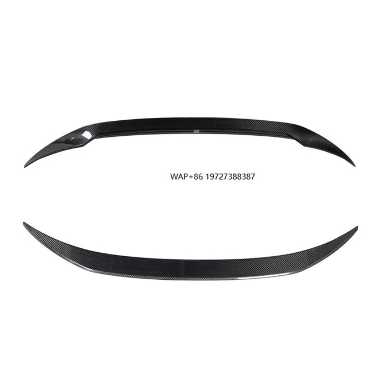 

High Quality Real Dry Carbon Fiber Auto Trunk Wing Tail Car Accessories Rear Spoiler for 001