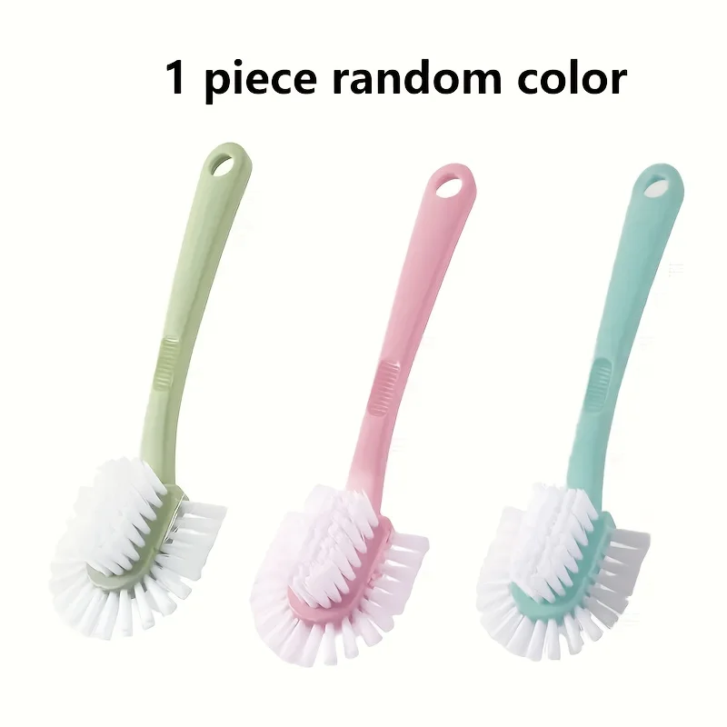 1A multi-angle shoe brush in a set， Light green polyester fiber，Multifunctional tools are suitable for laundry and shoe cleanin