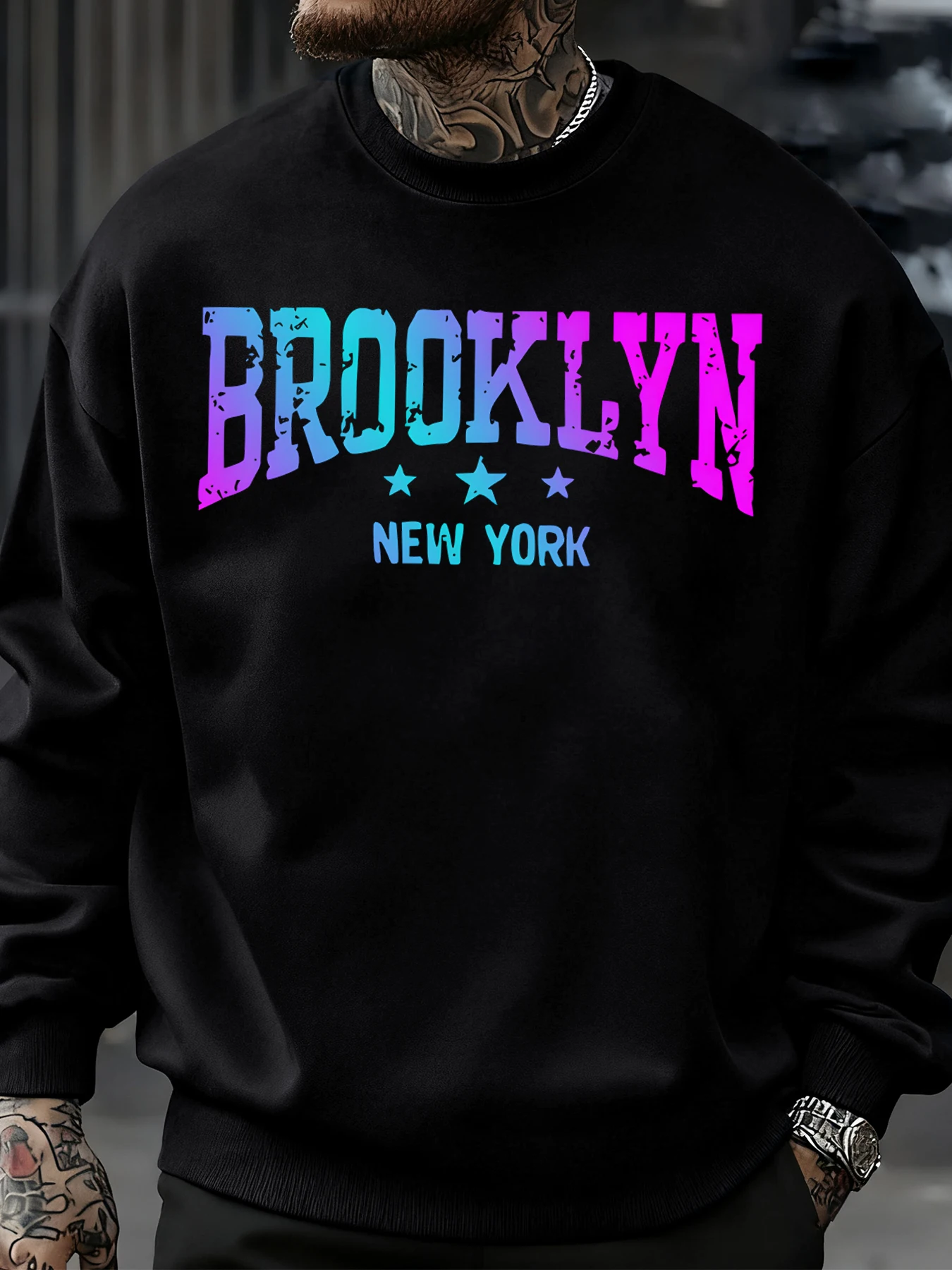 بروكلين نيويورك رسالة مطبوعة الخريف الذكور البلوز الهيب هوب متعدد الألوان رياضية الصوف بلوزات على الموضة الشارع أنيق الملابس #2