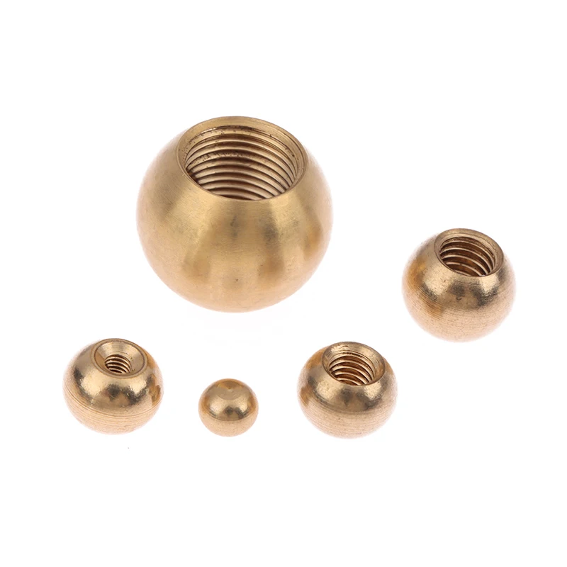 10Pcs M3/M4/M5/M6/M10 Brass Female Ball Head Copper Inner Tooth Ball Nut Light Cap Nut Cover Lighting Accessories