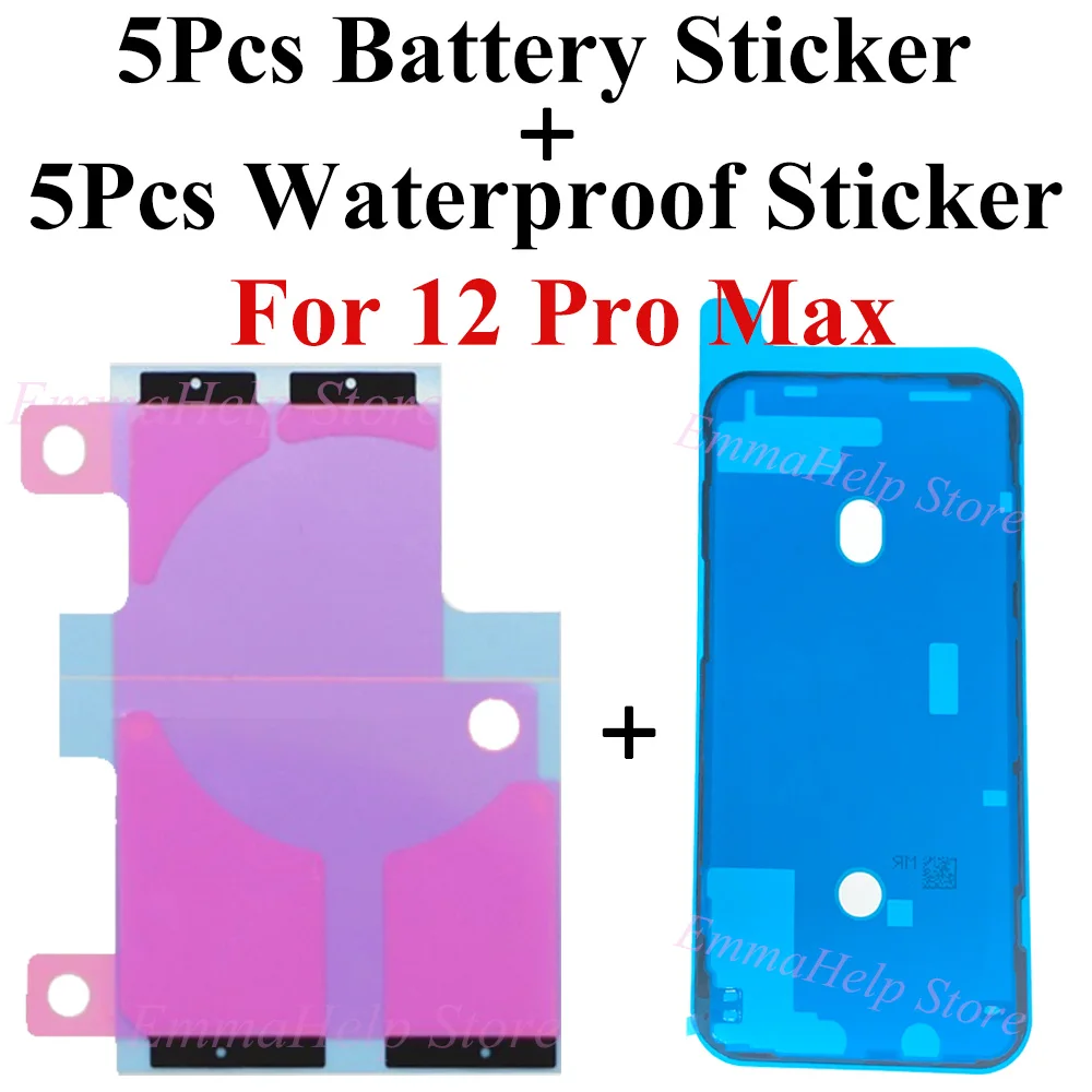 10pcs Battery Adhesive Strips Glue Tape Sticker For iPhone 11 12 13 14 Pro Max 8 7 SE 2022 XS X XR LCD Display Screen Waterproof