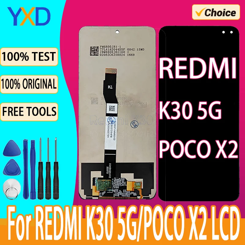 LCD Display For XIAOMI REDMI K30 5G LCD Display Touch Screen Digitizer Assembly For REDMI K30 5G LCD Screen Replacement