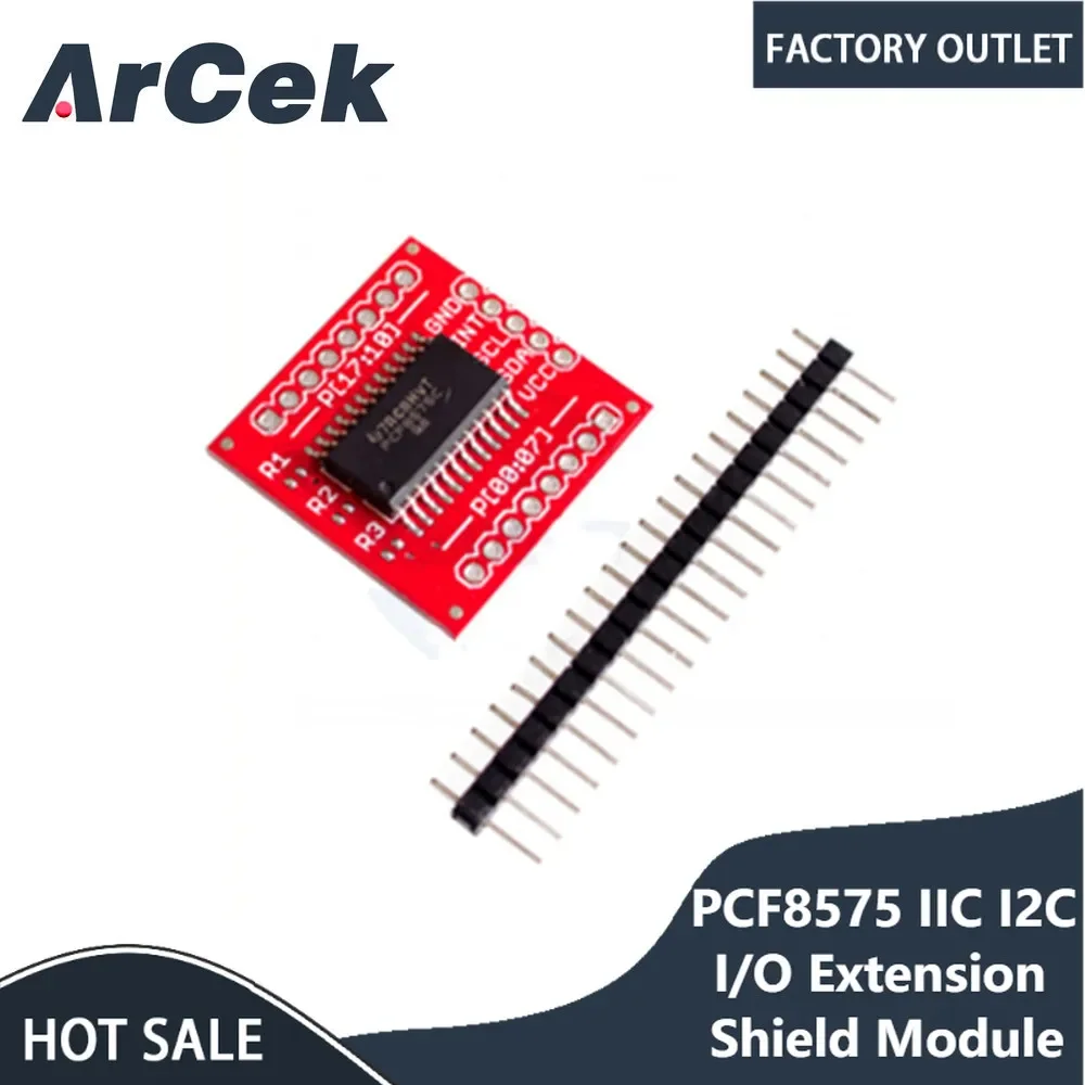 

PCF8575 IIC I2C I/O Extension Shield Module 16 Bit SMBus I/O Ports for Arduino