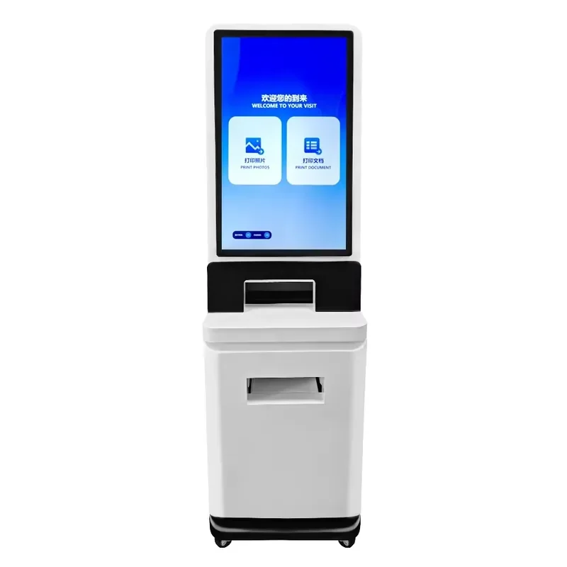 Self Service A4 Document Printing and Scanning Kiosk Touch Screen Machine for Hospital Government University Use