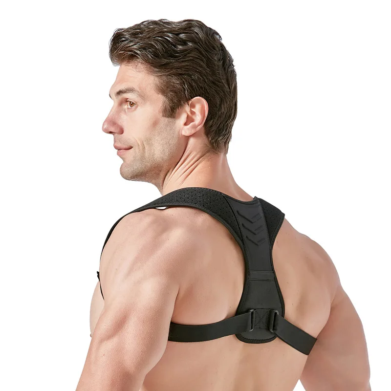 حزام تثبيت الكتف والظهر، جهاز لف وضعية الظهر، حزام تثبيت غير مرئي قابل للتنفس للأطفال والكبار #4