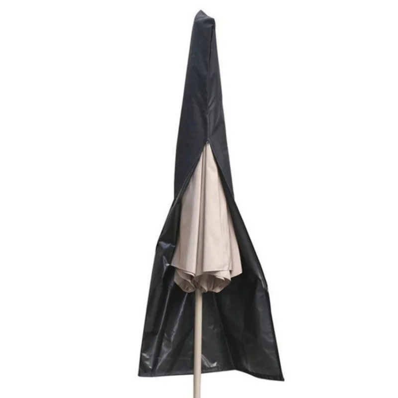 Waterproof UV-Resistant Patio Umbrella Cover with Zipper - Fits Outdoor Market and Parasol Umbrellas