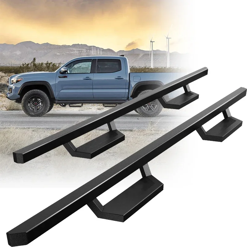 

Custom Color Logo Powder Coated Nerf Bars Drop Side Steps Off-Road Running Boards