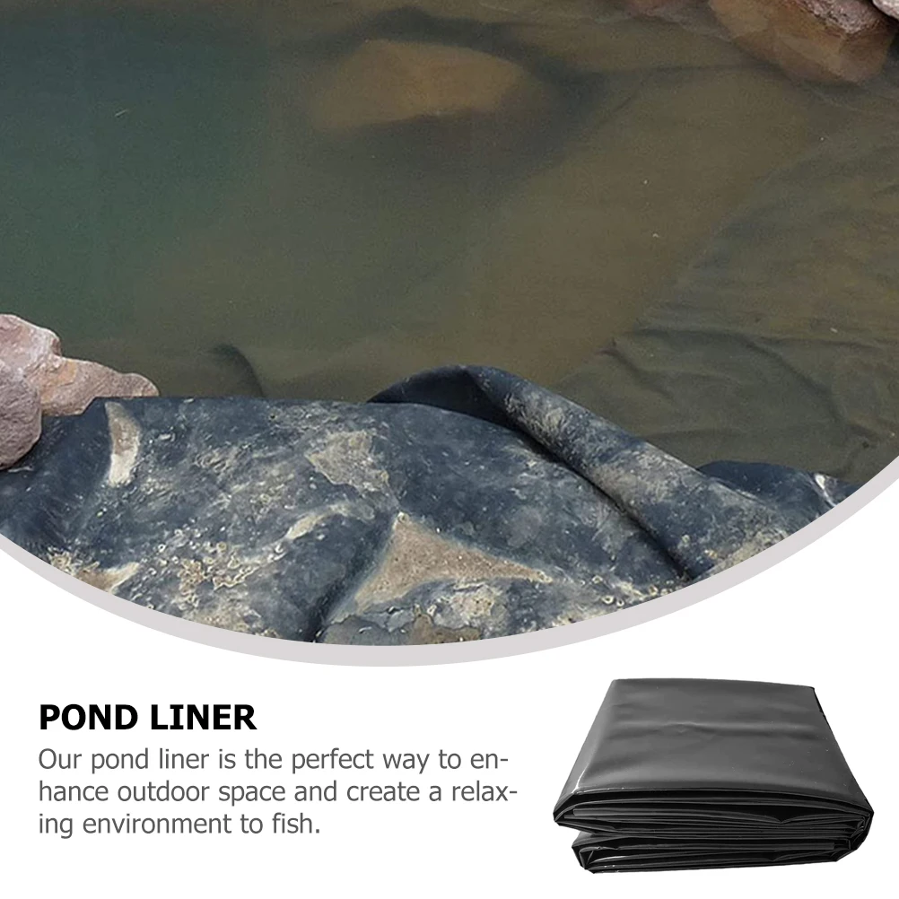 

250cmx300cm Pond HDPE Impermeable Membrane Fish Large Pond Liners For Outdoor Ponds Outdoor Garden Ponds Underlayment Waterproof