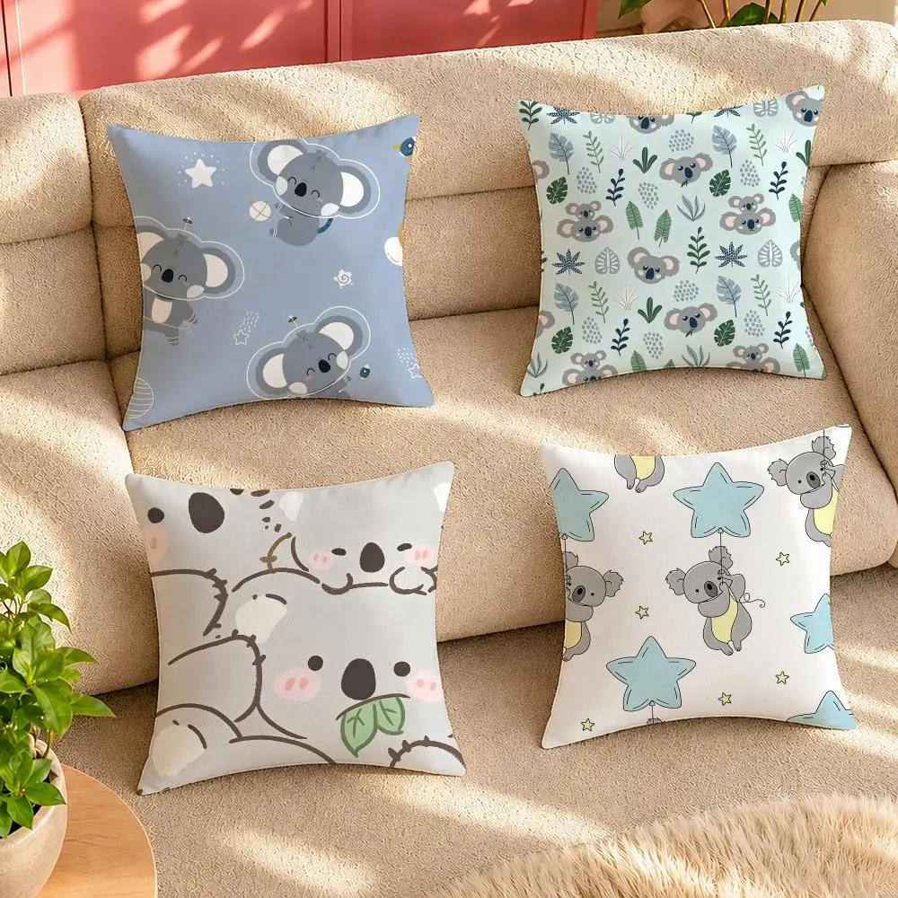 Koala CUTE Cushion Cover Pillow Cover Decorative Throw Couch Home Decor for Living Room Sofa
